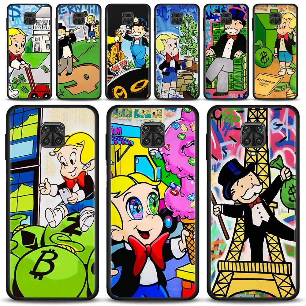 Чехол для Xiaomi rдеми Note 11 9 8 10 Pro Max 7 9T 8T 9S 10Lite, чехол для REDMI 9 8 9C 9A 8A 7A, Монополия Richie, внешний аккумулятор