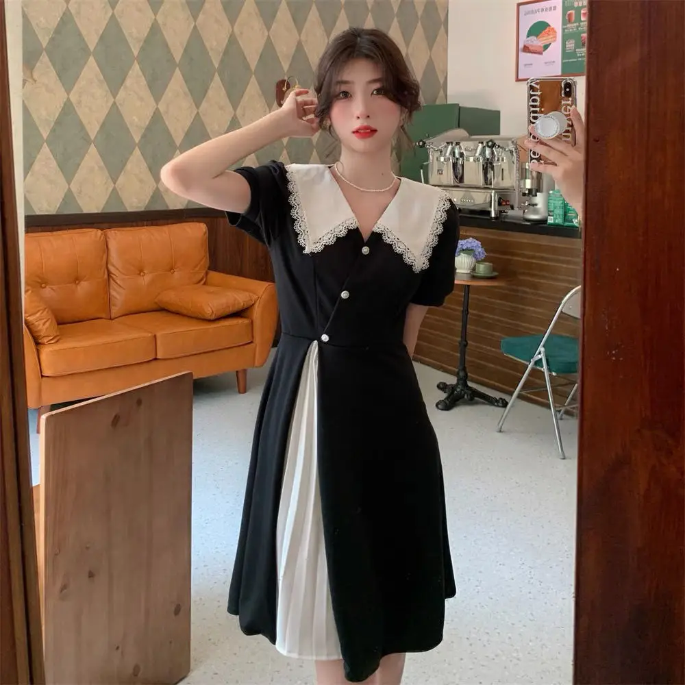 

Woman Dress Evening Cute Lace Kawaii Dresses for Women 2023 Fairy Clothes Prom Party Midi Vintage Hot Xxl Korean Style Xl Loose