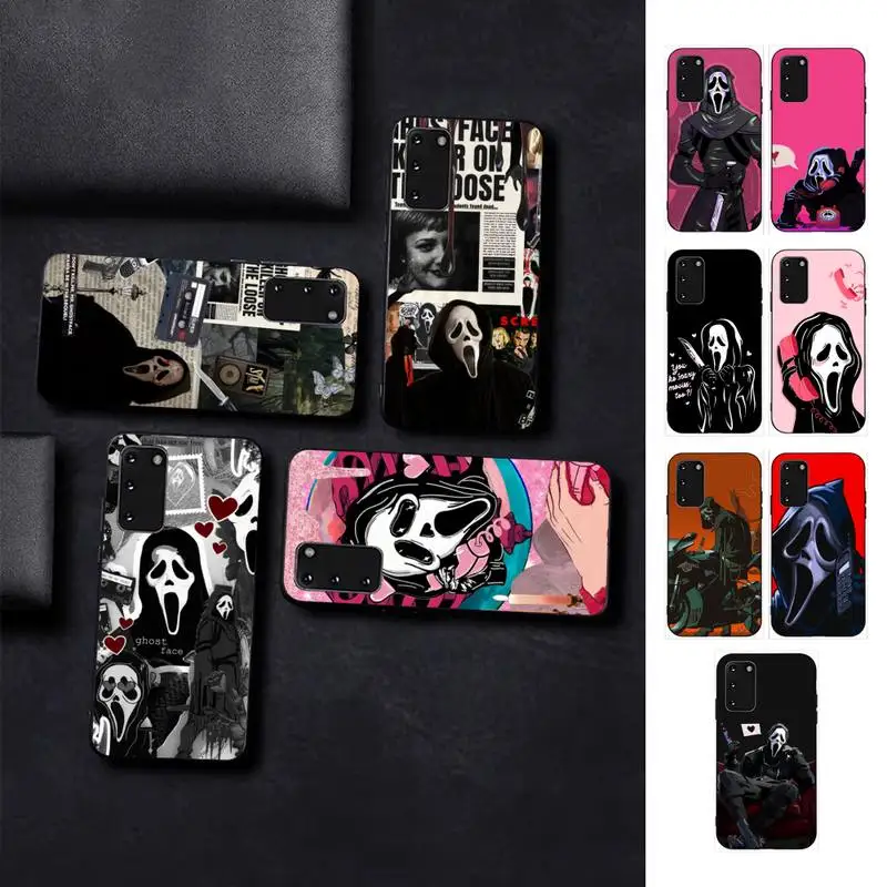

Ghostface Horror Scream Art Phone Case for Samsung S10 21 20 9 8 plus lite S20 UlTRA 7edge