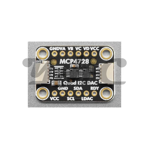 YHC 4470 MCP4728 4-канальный цифро-аналоговый преобразователь с EEPROM, ЦАП, STEMMA QT, Qwiic, I2C, 4470