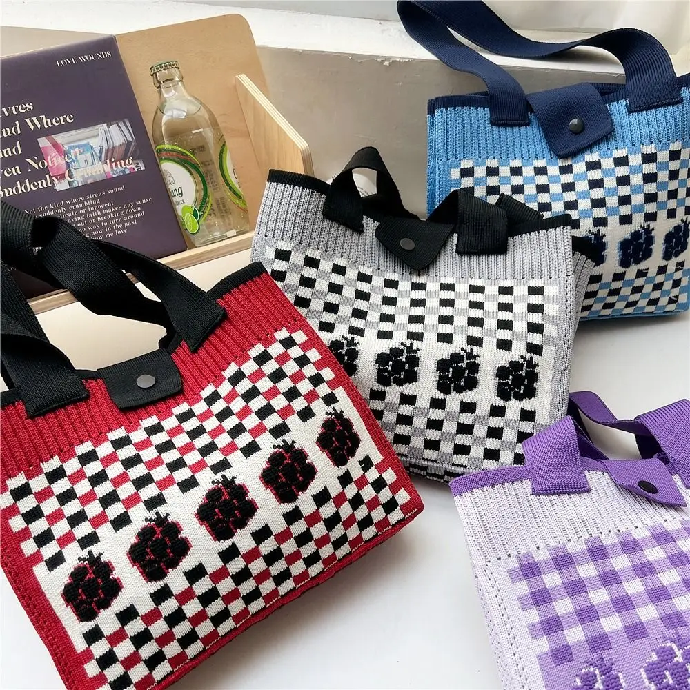 

Новинка, женская сумка через плечо для девочек, сумки для покупок, вязаная сумка-тоут, сумка ручной работы с узлом, сумка на запястье