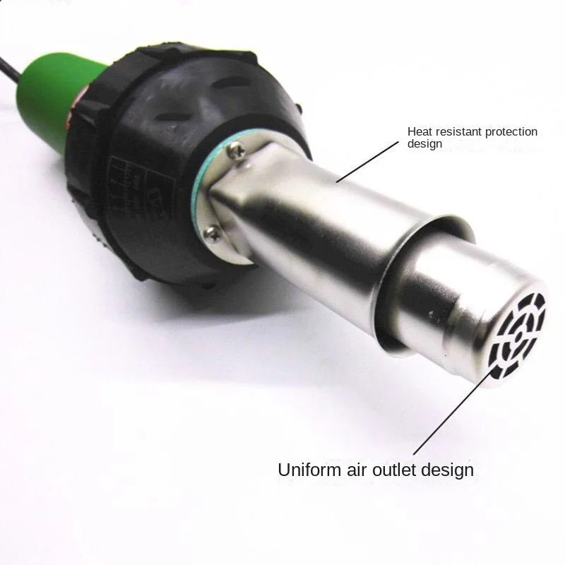 Профессиональный комплект для сварки горячим воздухом 1600 Вт + пластиковый