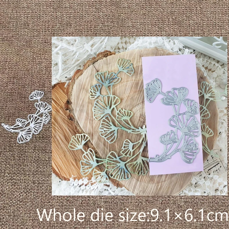 

XLDesign Craft Metal stencil mold Cutting Die Ginkgo biloba decoration scrapbook die cuts Album Paper Card Craft Embossing