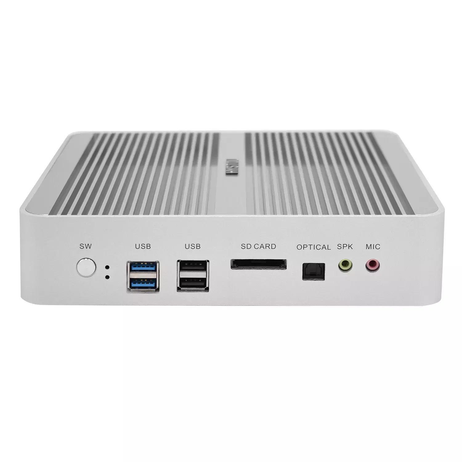 

HYSTOU Fanless Mini PC Inter Core i5-7267U Iris Plus Graphics 640 DDR4 SATA x mSATA HDx DP Laptop Computer Wins10 Linux