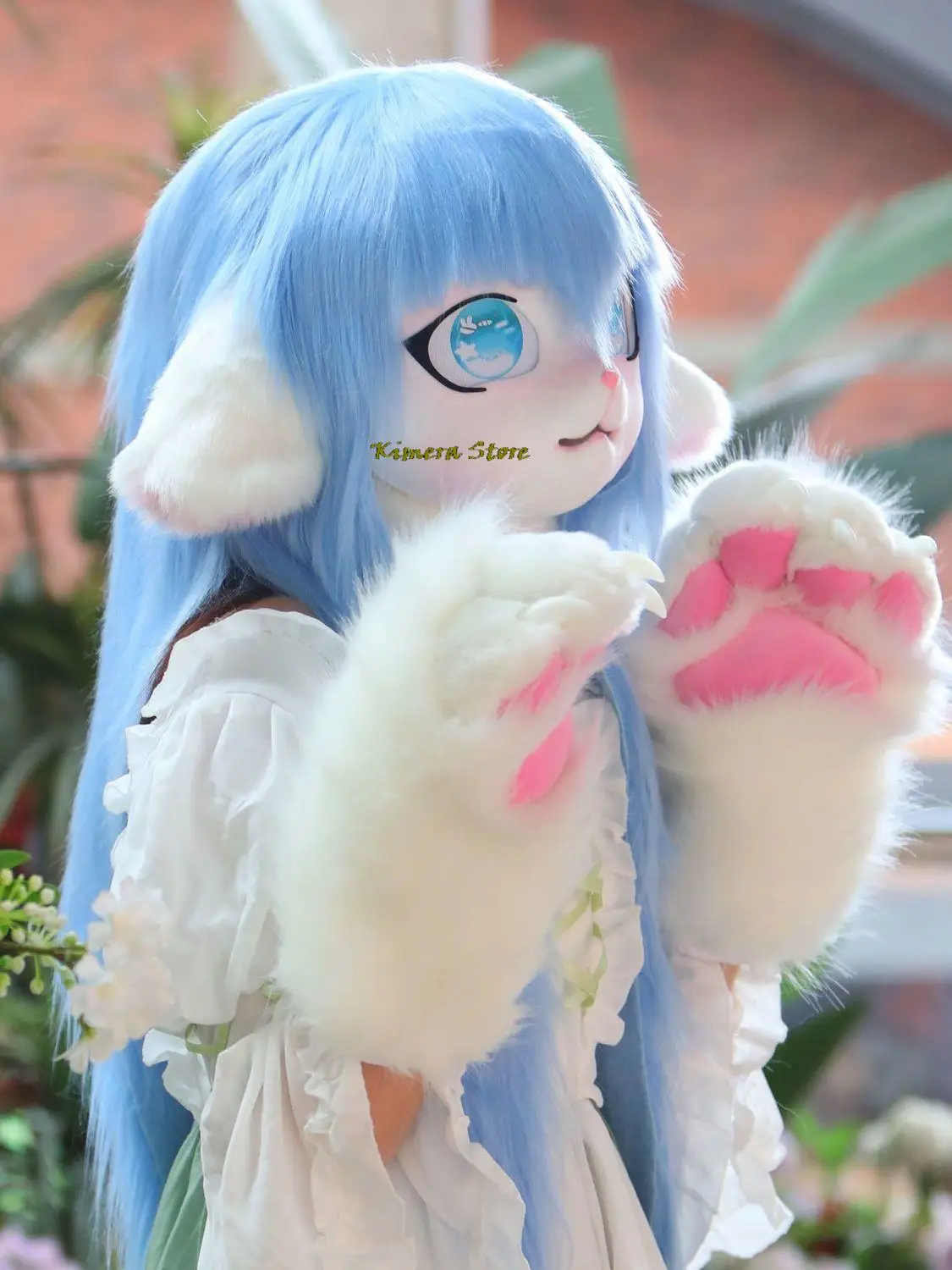 

Fursuit Kigurumi Headsets Furry Cosplay Costumes Rubbit Doll Cat Costumes Animal Heads Wearable Kig Headsets Lolita Costumes