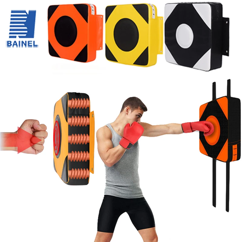 

New Boxing Punch Pad Faux Leather Punch Target Training Wall Boxing Bag Sandbag Fighter Fitness Taekwondo Training Equipment