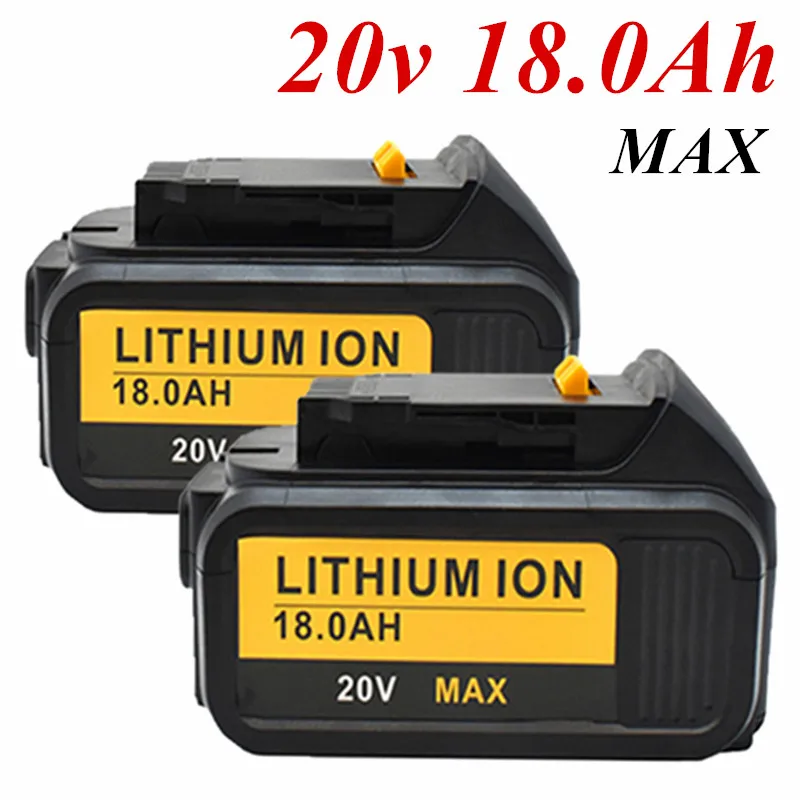 

NEUE 20V 18000mAh Werkzeug Akku DCB180 DCB181 DCB182 DCB201 DCB201-2 DCB204-2 + 3A Ladegerät Wiederaufladbare Batterie Anzug