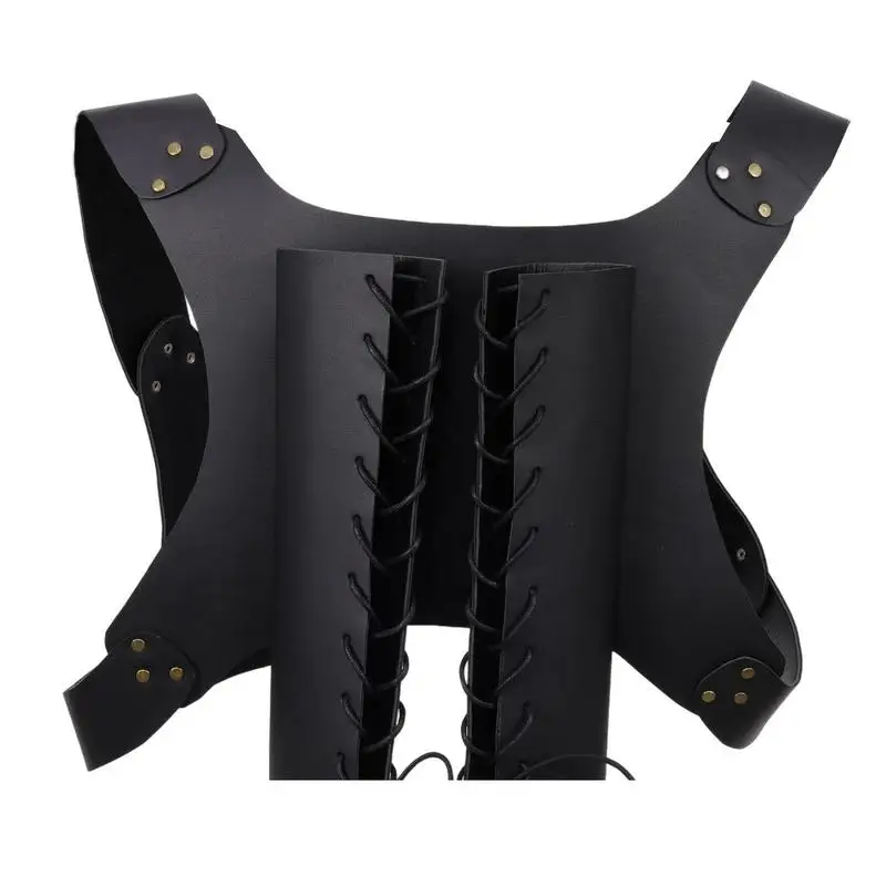 

Back Scabbard PU Leather Adjustable Knight Scabbard Medieval Punk Costume Accessories Adventures Companion Clothing Accessories