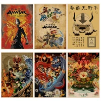 avatar the last airbender classic vintage posters for living room bar decoration wall decor