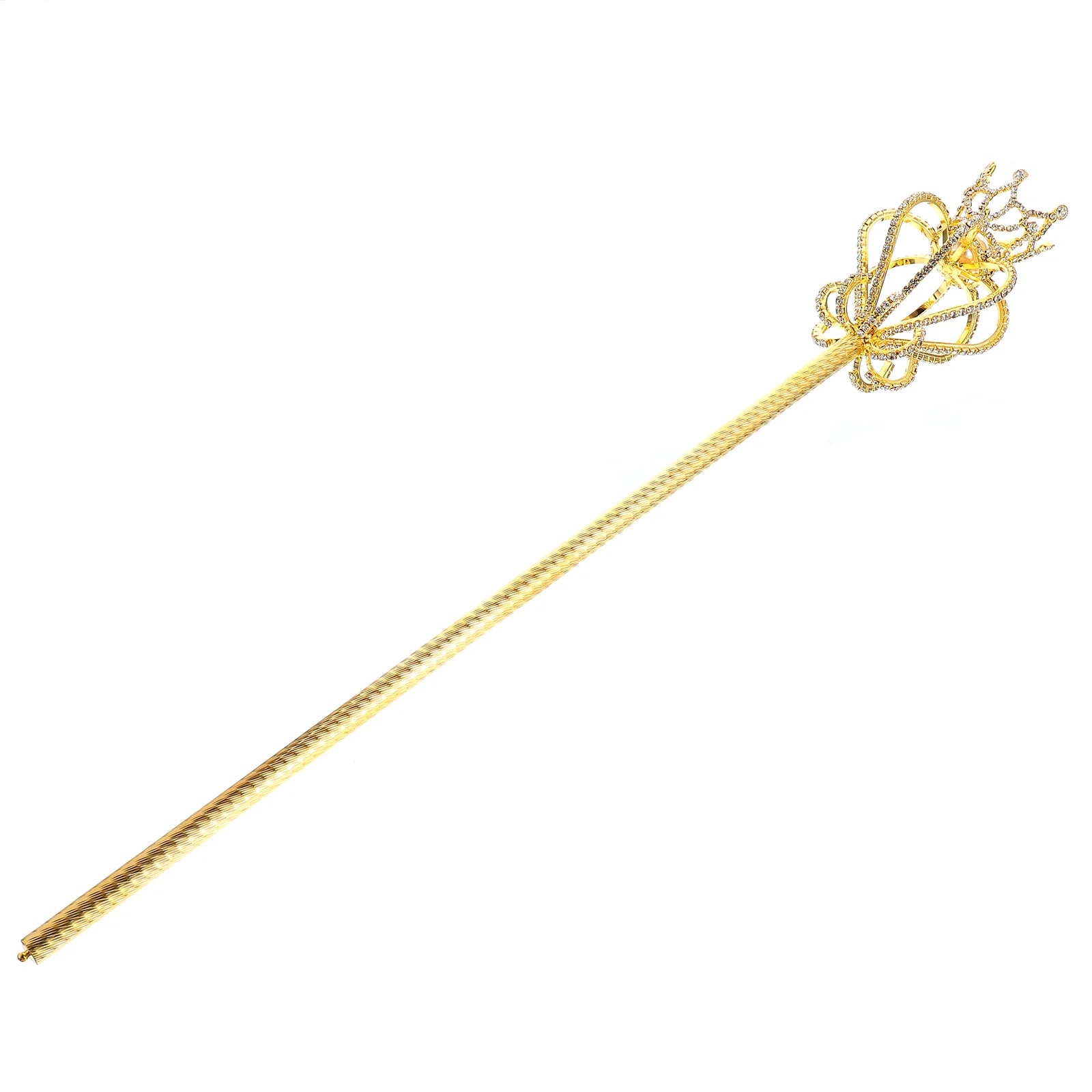 

Crown Scepter Party Wand Fairy Scepters Stage Walking Stick Drill Wands