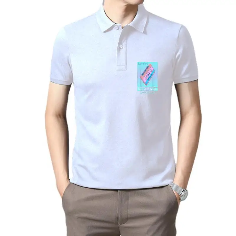 

Golf wear men Mix Tape 80S Japanese Otaku Aesthetic Vaporwave Art Men' Size - Free Style polo t shirt for men