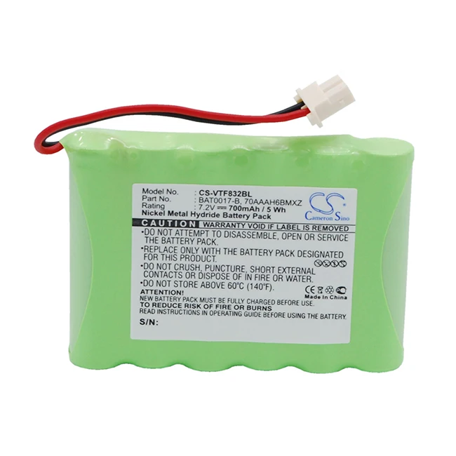

Cameron Sino 700mAh Battery For Verifone Nurit 3020 Nurit 8320 Nurit 8320U Nurit 3020U 70AAAH6BMXZ BAT0017-B