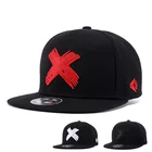 Бейсболка с надписью X, мужская, в стиле хип-хоп, бейсболка Кости, для взрослых, мужская, женская, мужская, женская, рок-бейсболка, плоская кепка