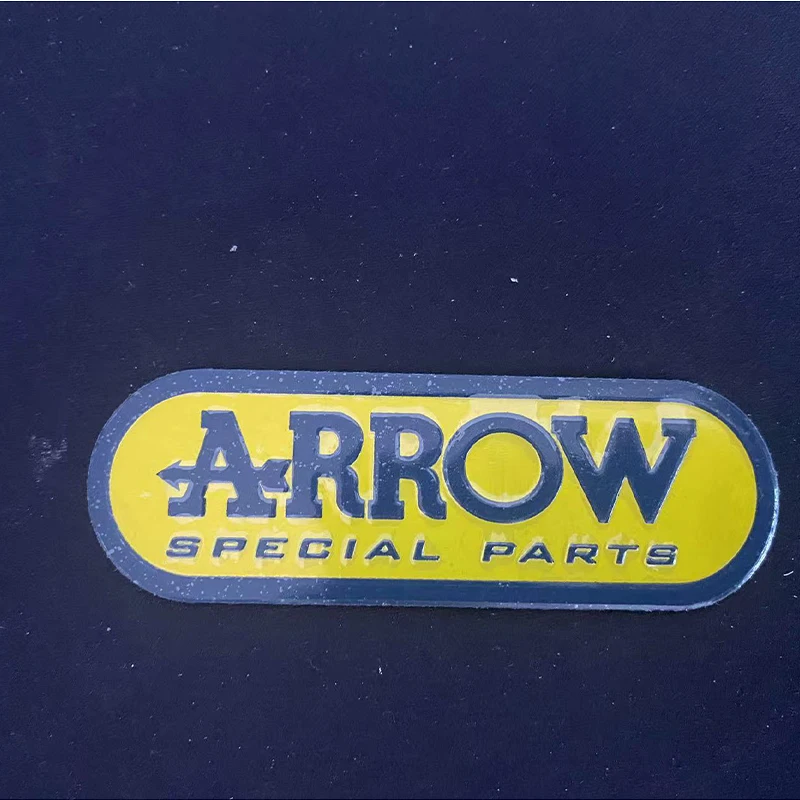 

Наклейки на выхлопную трубу мотоцикла, 3D термостойкая наклейка на глушитель для Yamaha Honda Moto Arrow, аксессуары с логотипом, модифицированные детали