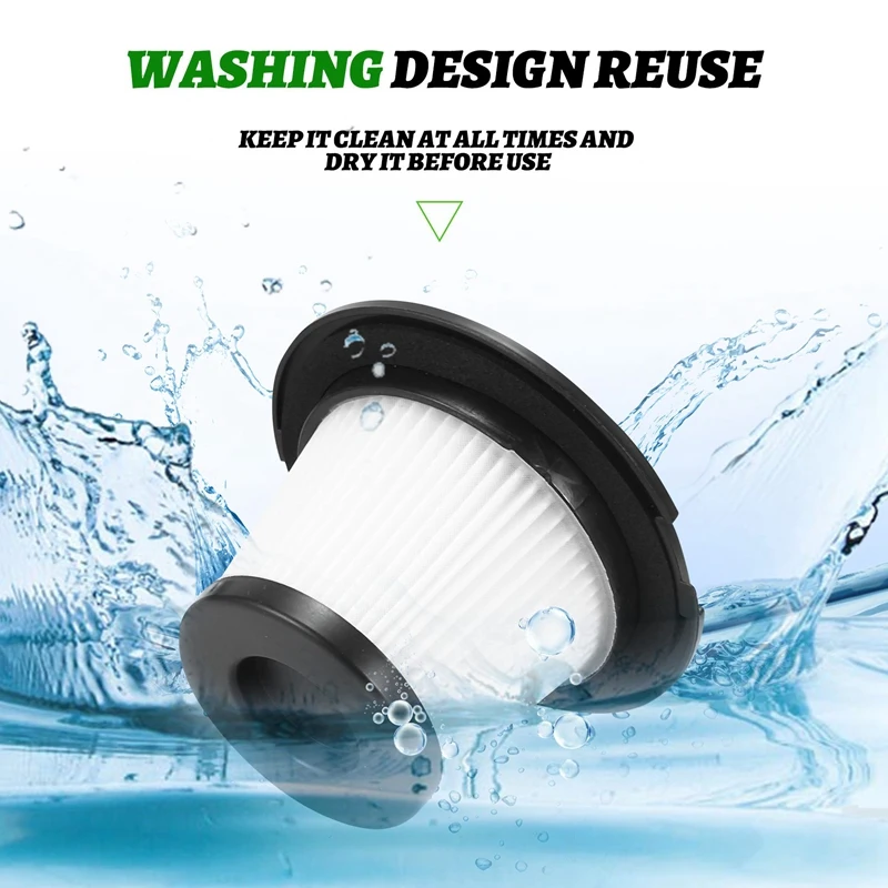 4 комплекта сменных фильтров сетчатый фильтр для беспроводного пылесоса Moosoo K17