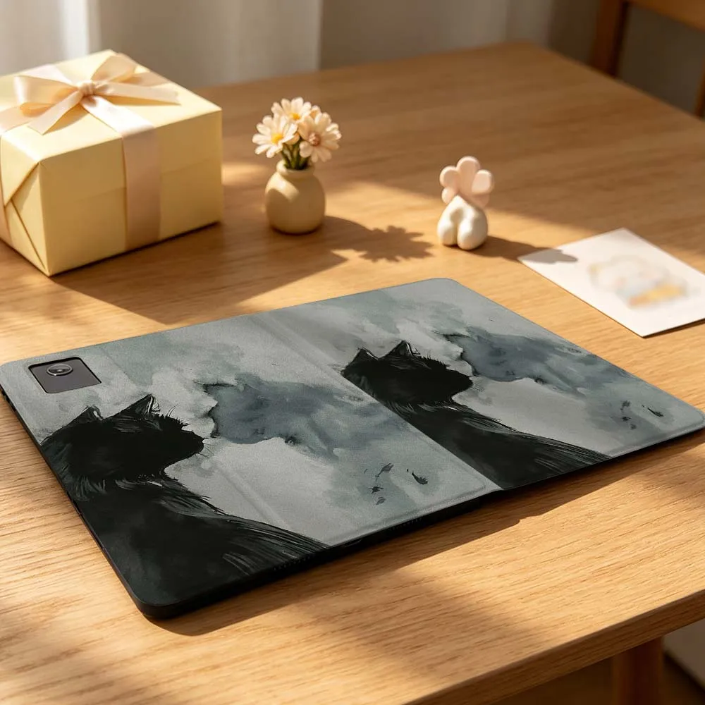 Фото Милый роскошный чехол с кошачьим принтом для планшетов Lenovo Idea Tab K10 M10 P11 P12 Xiaoxin Pad Pro GT Plus 10.6 11 11.1 дюймов 2025 года, складной чехол для планшета №3