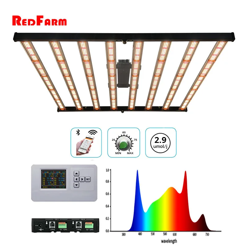 1 Day shipping USA warehouse 6x6ft wifi led controller 1000w 800w full spectrum samsung 720 watt grow led light