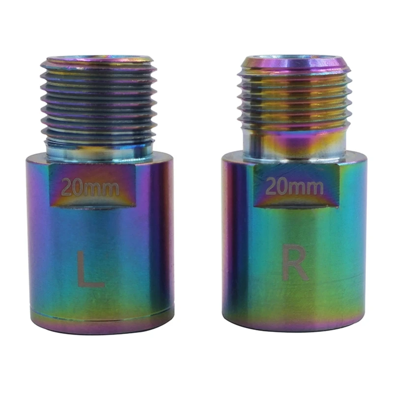 

448D 1 пара удлинителей для педали велосипеда удлинитель для педали болты и шайбы удлинитель для педали адаптеры удлинитель 20 мм/0,79 дюйма