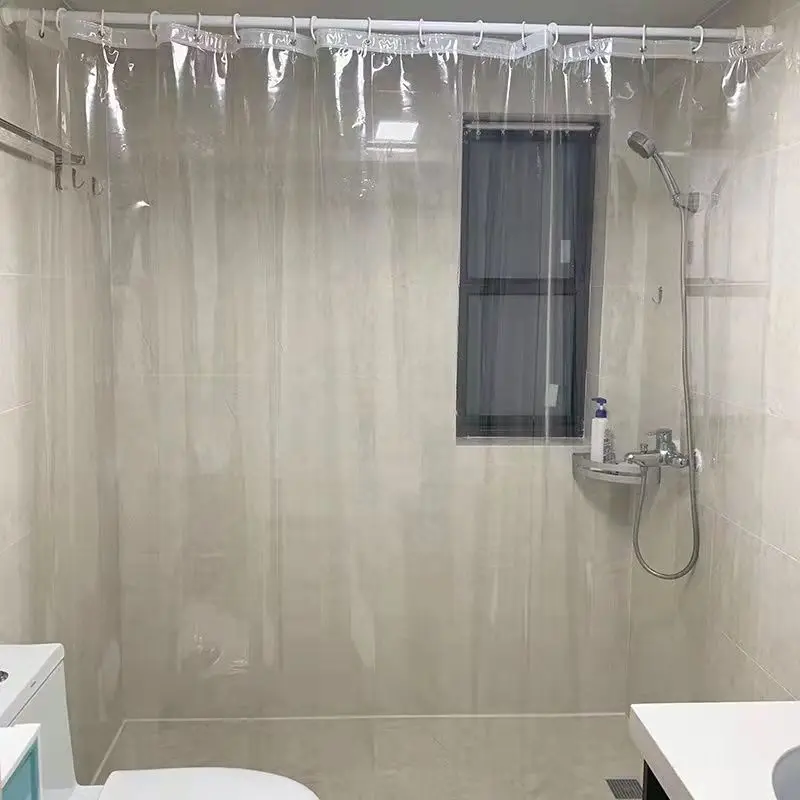 Waterproof White Plastic Bath Curtains Liner Transparent Bat