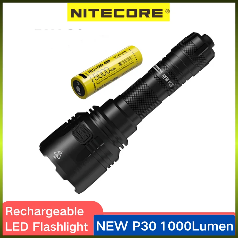 

NITECORE NEW P30 Tactical Flashlight 1000 Lumens Utilizes a CREE XP-L HI V3 LED Highlight Ultra Led Light For Outdoor Lighting