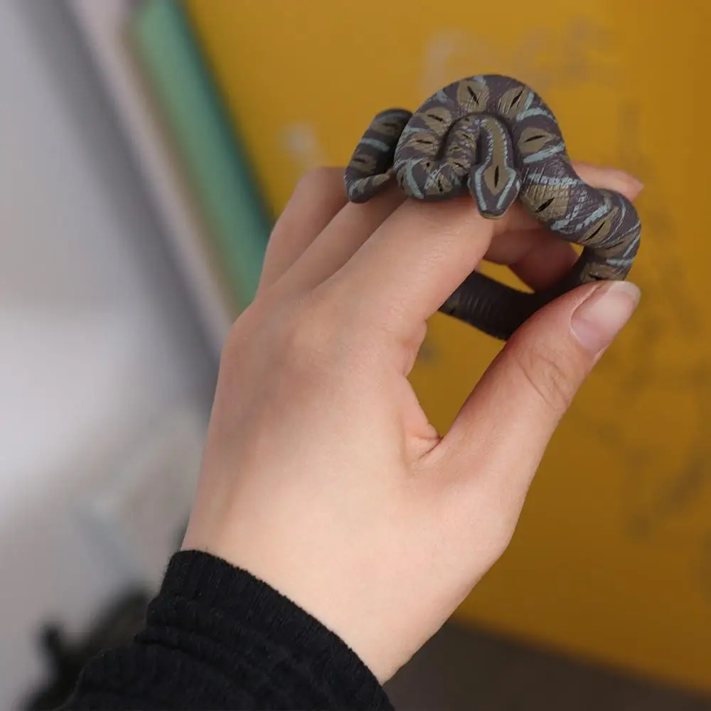 Моделирование змеи питона модель животного подарок для друзей змея хитрые