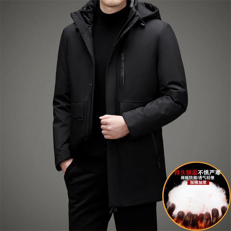 Puffer Jacket Men With Hoodie Thicken Warm Parkas Doudoune Homme Chaquetas Hombre Ceketler Coats Jacke Herren Jackets For Men's