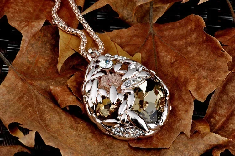 Новый сектор оригинальные листовые кристаллы от Swarovsk опаловое колье одежда