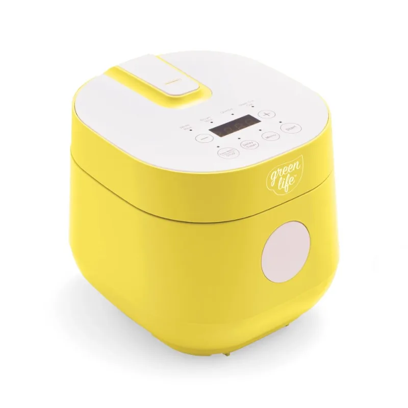 

Healthy Ceramic Nonstick, 4-Cup Rice and Grains Cooker, Yellow