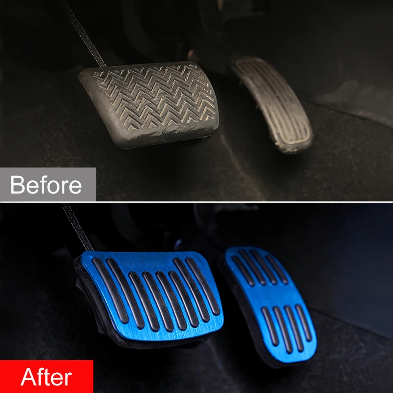 Алюминиевый автомобильный акселератор топливный тормоз подставка для ног