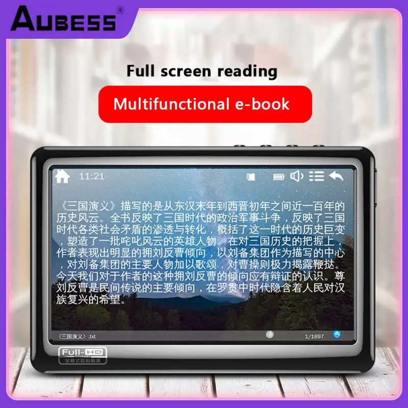 

Humanized Design 1080p Video Player 5-inch Touch Screen Image Browsing Video Playback E-book Reader Hd Mp5 Music Player