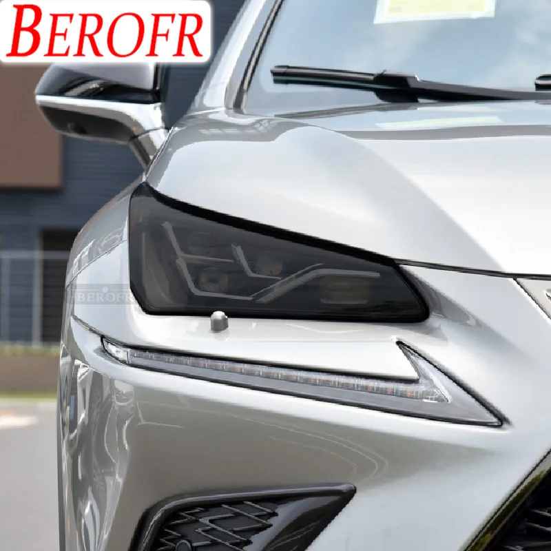 

Car Headlight Protection Tint Film Smoke Black TPU Transparent Sticker For Lexus NX NX300 300h NX200t 2015-2020 Accessories