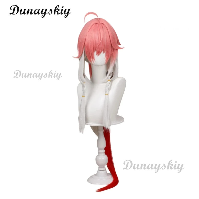 Wuthering Waves Ashleigh Haddad Косплей Костюм Парик Белое Платье Униформа Главный Персонаж