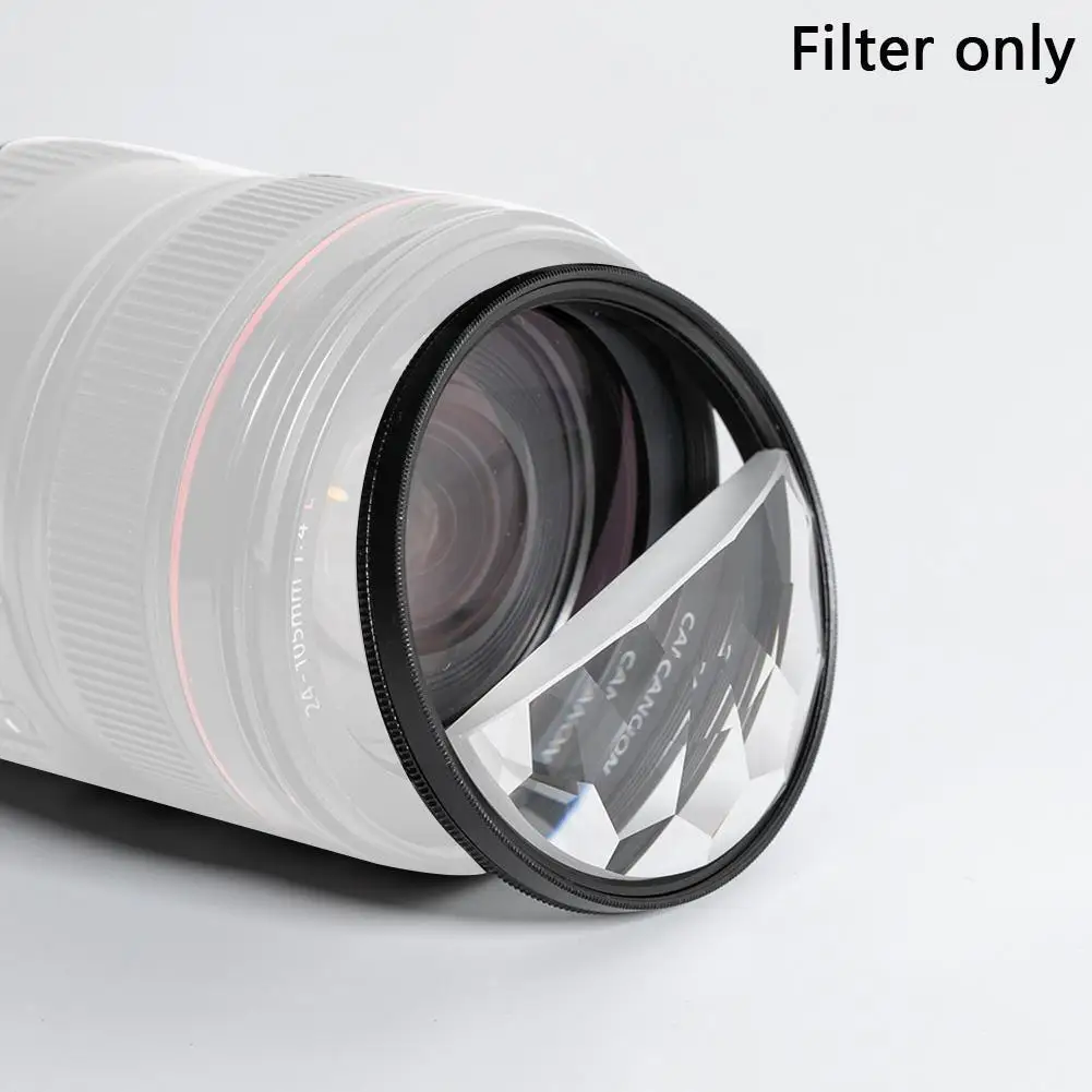 

77mm Blur Effects Camera Filter Dslr Photography Foreground Moon Half Double Photo Variable Effects Prism Special Filter Le A1o3
