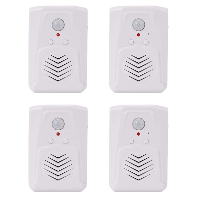 

4X Sensor Motion Door Bell Switch MP3 Infrared Doorbell Wireless PIR Motion Sensor Voice Prompter Welcome Door Bell