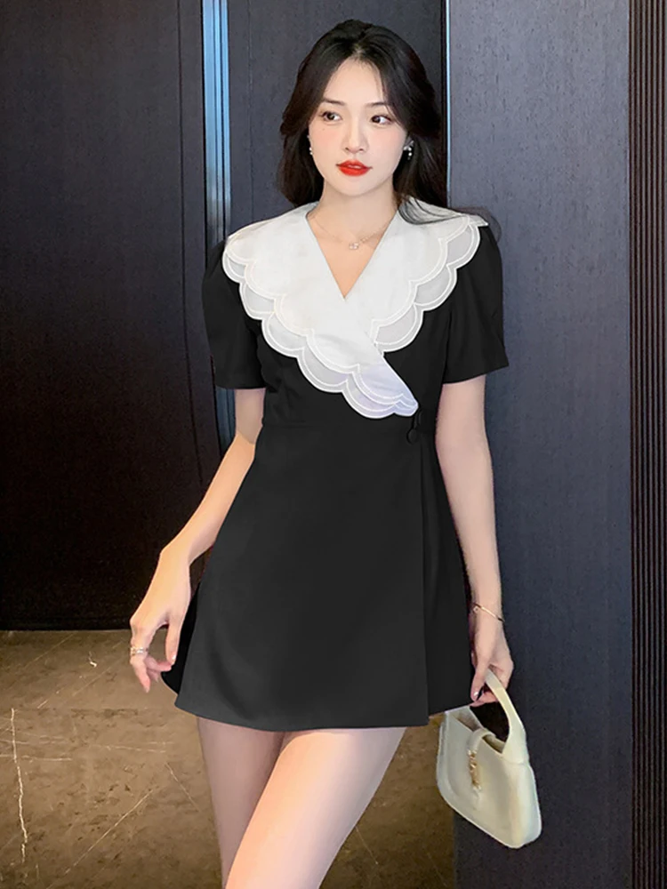 

Summer 2 Piece Outfit Elegant Women Vintage Chic Formal Short Sleeve Long Tops Shirt Blouse Femme Shorts Mujer Slim Clothing Set