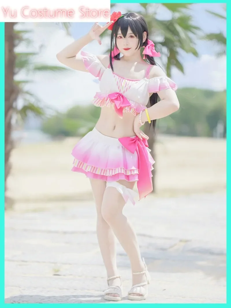Yu костюм Lovelive Yazawa Nico купальник женский косплей Cos игры аниме вечерние униформа