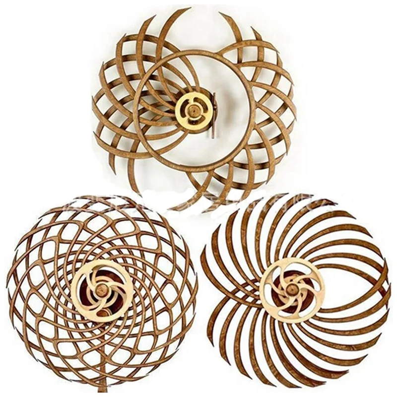 

Kinetic-Sculpture Wall Decor Ornament Wooden Rotating Windmill Decorative Ornaments Wood Rotatable Windmill