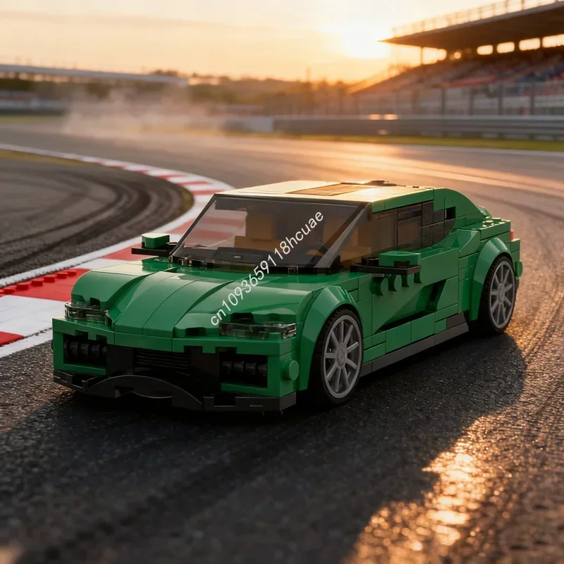 Фото Набор строительных блоков MOC Gemera City Champions Supercar, 424 детали, развивающая игрушка, подарок на день рождения/праздник №1