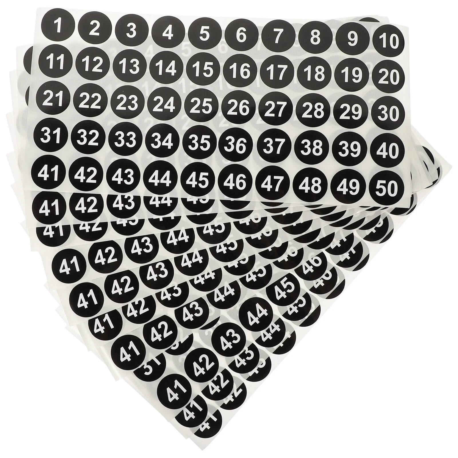 

Table Adhesive Stickers Office Identification Labels Classification Waterproof Numbered Stickers