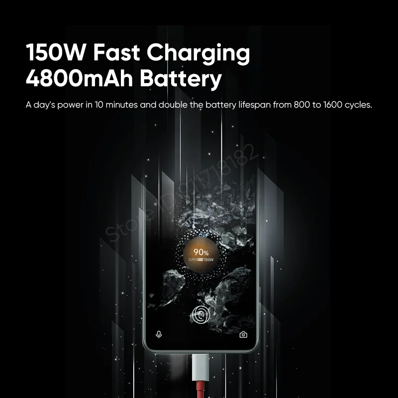 Ceny Globalny Rom OnePlus Ace Pro 5G 10T Smartphone 150W Supervooc Charge 4800mAh 6.7 Wyświetlacz AMOLED 50MP Telefon Komórkowy