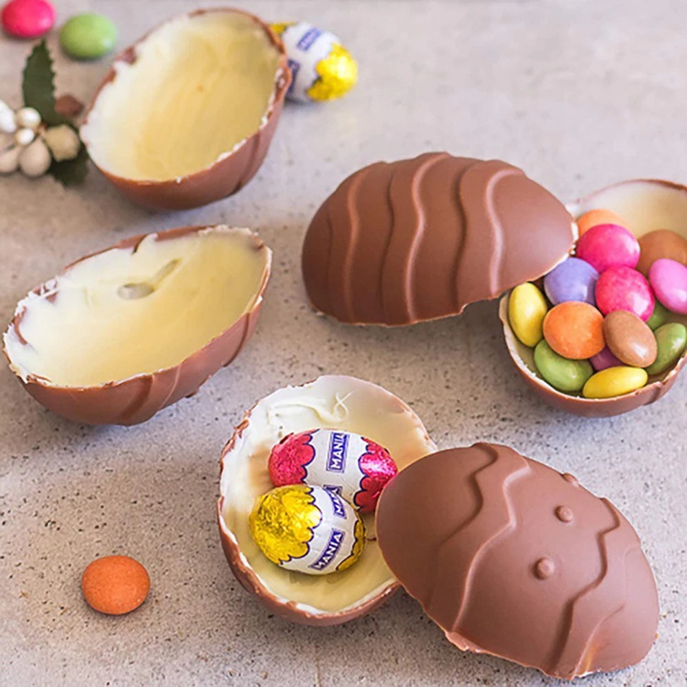 6 ячеек 3D Пасхальная стандартная силиконовая форма Искусственная елка яйцо