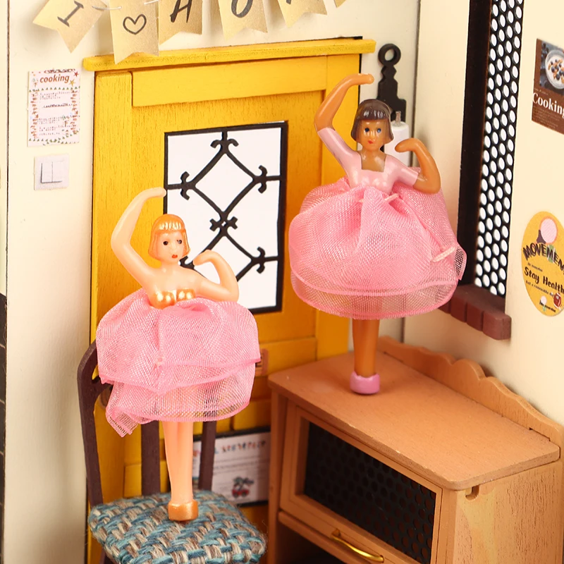 Музыкальная шкатулка куклы танцовщица декор фигурка орнамент музыкальная