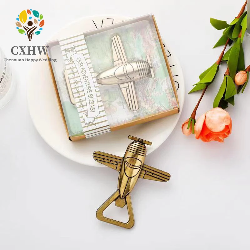

10 Units Bronze Helicopter Bottle Opener Gifts Personality Alloy Wedding Gifts for Guests Funny Bar Decor Opener Kitchen Gadgets