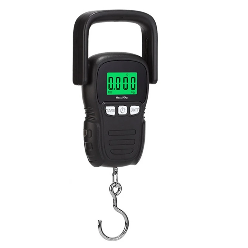 

Electronic 0.02kg-50kg Hanging Scale LCD Digital Backlight Fishing Baggage Bag Weight Balance Tools Pocket Luggage Scale