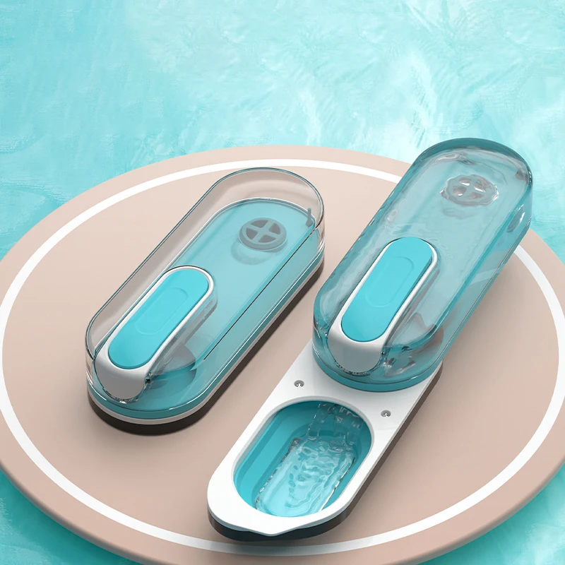 

Portable Dog Water Bottle Outdoor Accompanying Pet Walking Drink Water Travel Fold Water Bottle Cat Drinking Bowl Dog Supplies