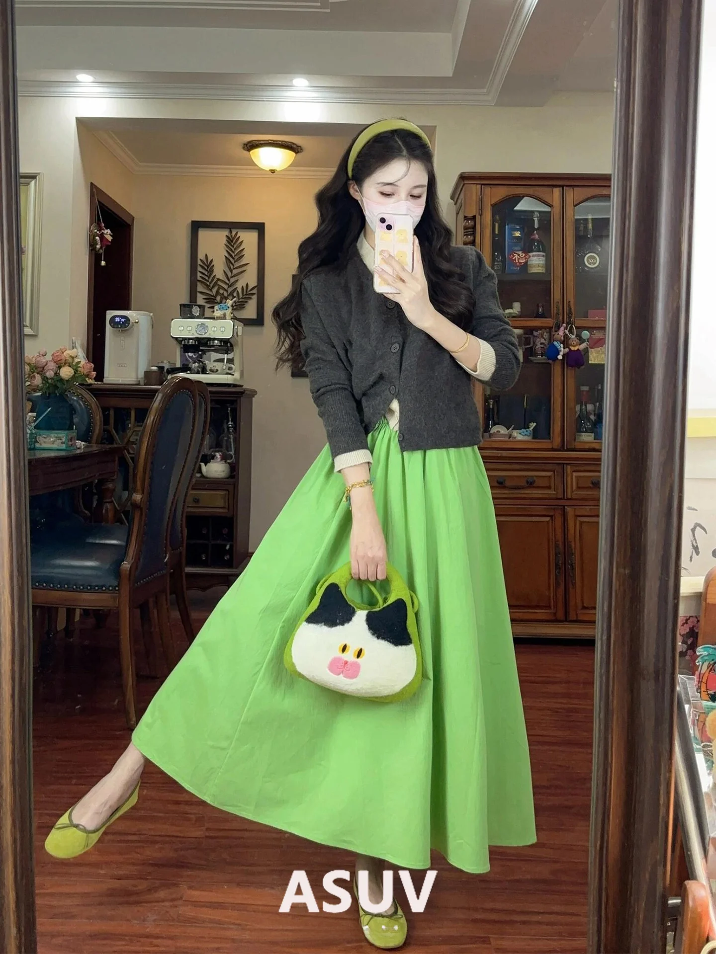 Ранняя осень уменьшение возраста полный комплект одежды дофамин нежный