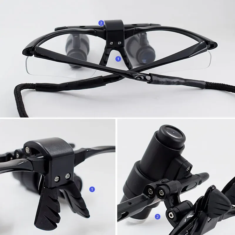 Стоматологическая медицинская Лупа 420 x-мм Высококачественная оптическая