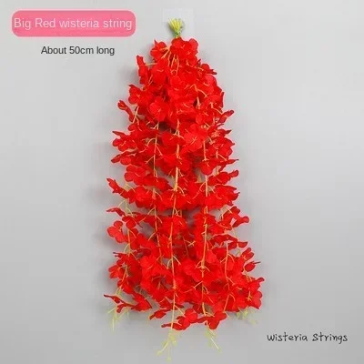 Искусственные висячие гирлянды wisteria из шелка