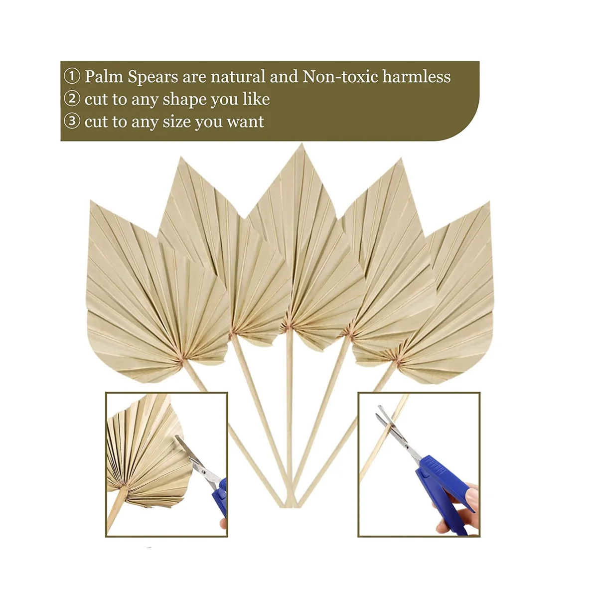 20 шт. высушенные листья в стиле бохо