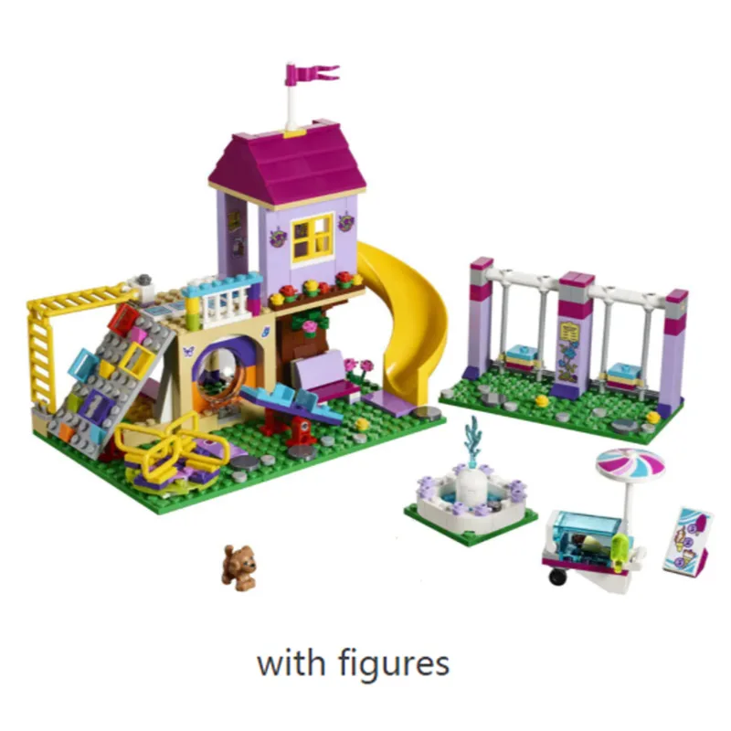 

Good Friends Giris Compatible with Lepining Friendss Heartlake City Playground Building Blocks Bricks Education Toys for Girls